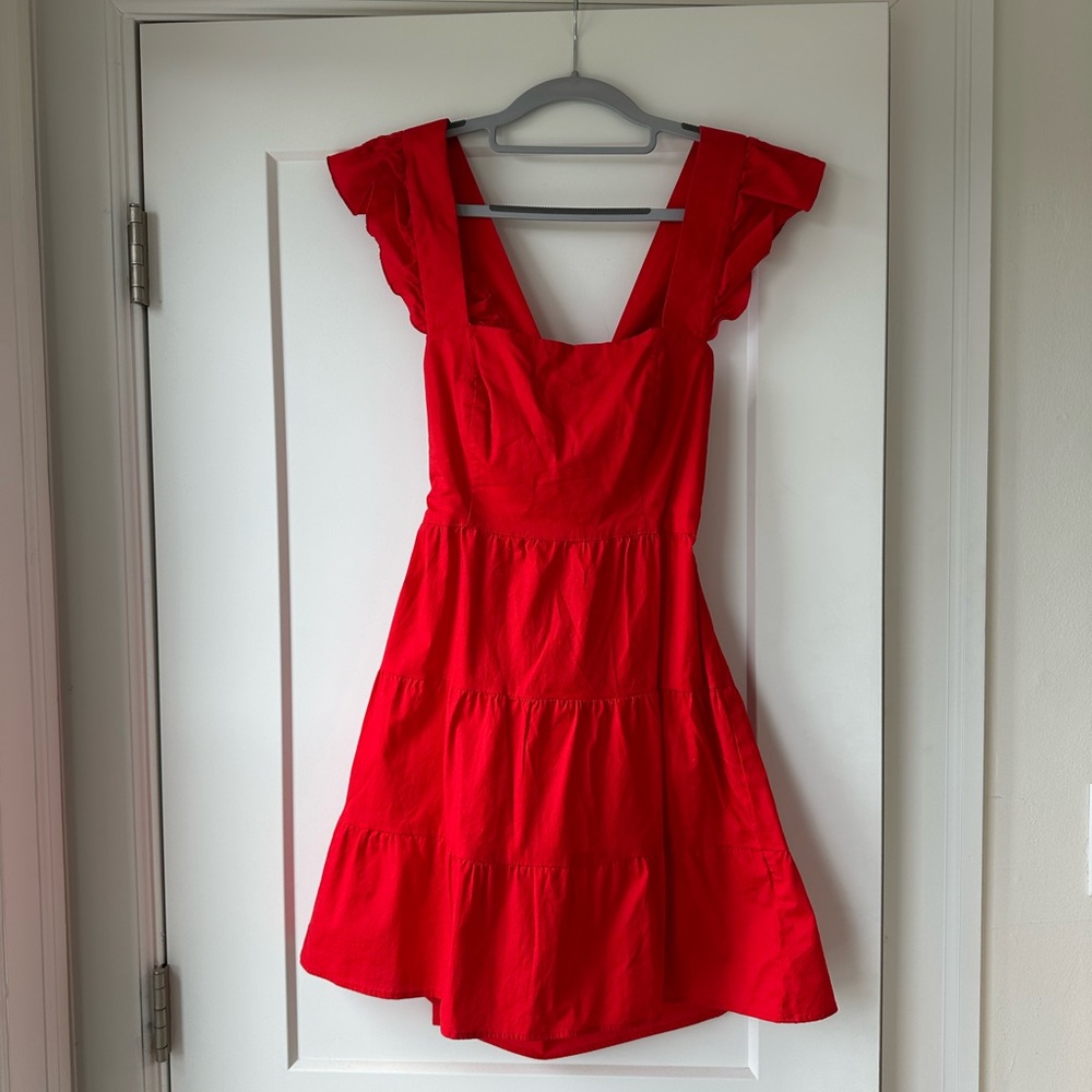 Show Me Your MuMu Vibrant Red Mini Dress